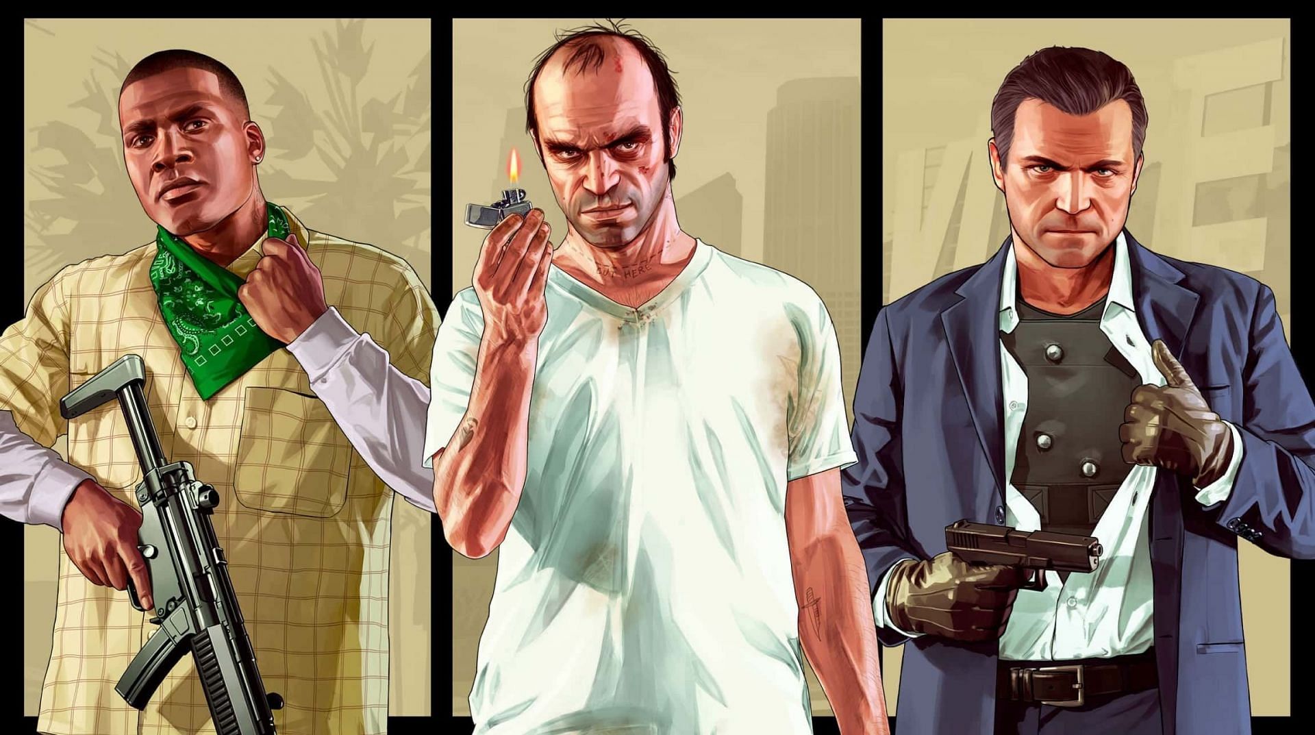 GTA 5 is one of the most popular searches on Google (Image via Rockstar Games)