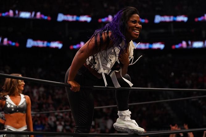 Athena breaks silence after AEW debut at Double or Nothing