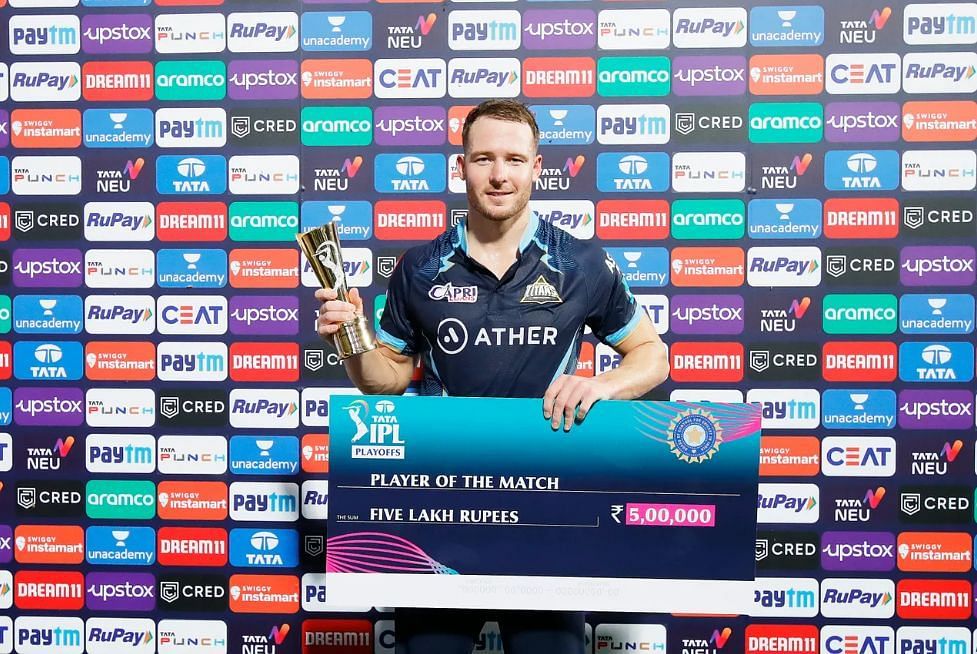 David Miller was awarded the Player of the Match [P/C: iplt20.com]