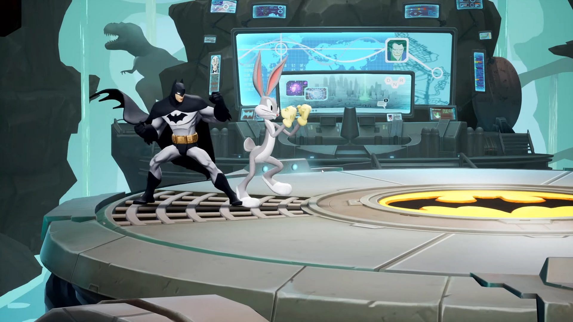 A look at the Batcave stage (Image via Player First Games)