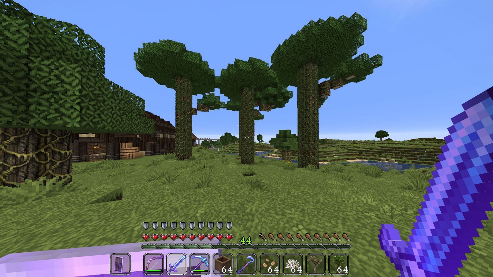 Large jungle trees in Minecraft (Image via Mojang)