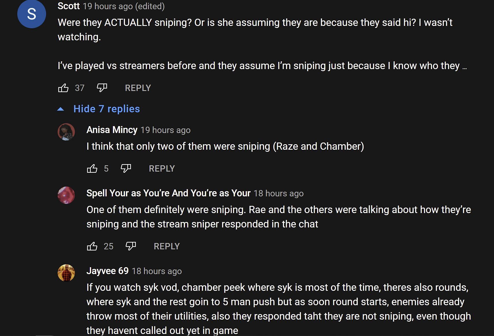 Fans reacting in the YouTube comment section 2/3 (Image via Shrimpkkuno/YouTube)
