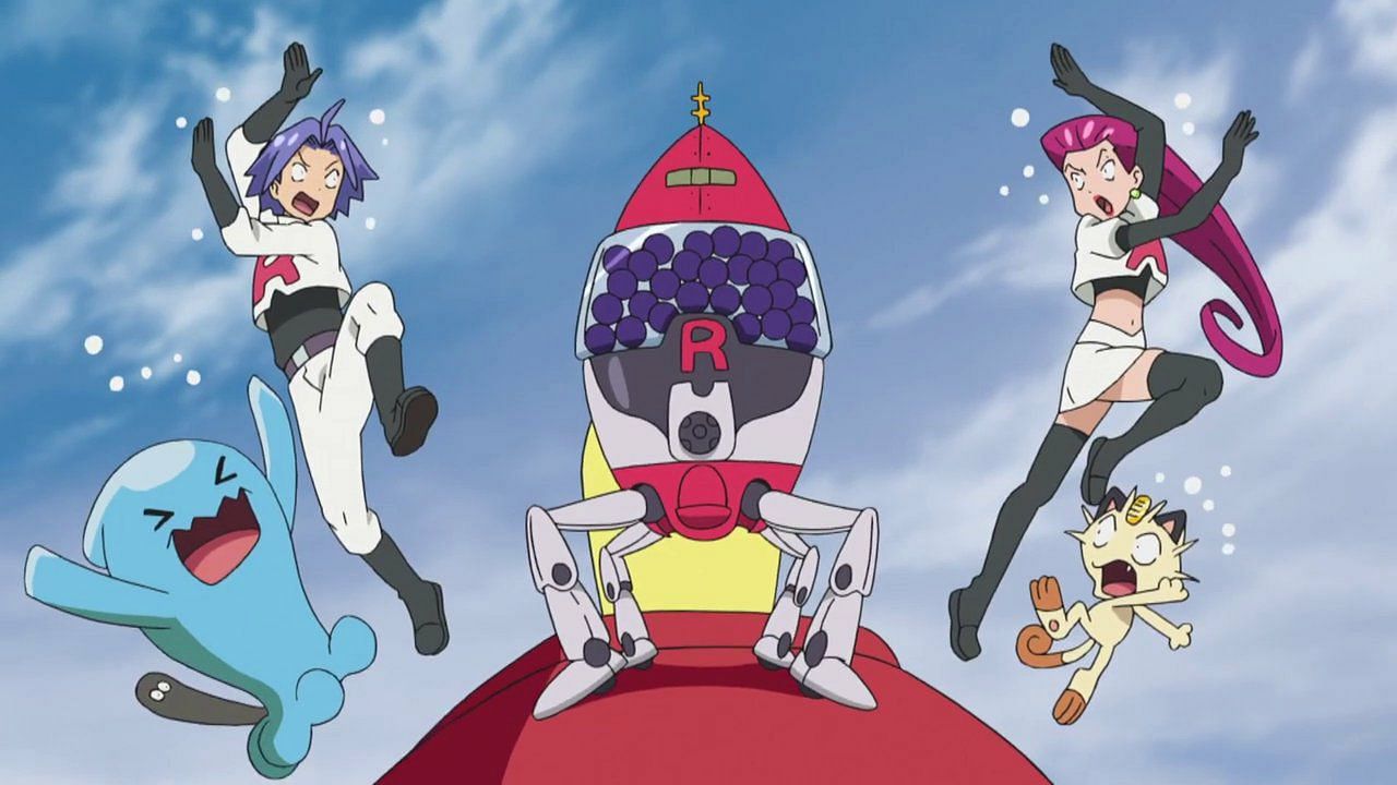 Team Rocket as seen in the Pokemon anime (Image via OLM Studios)