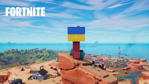 Epic Games pays tribute to the Ukrainian flag in style in Fortnite