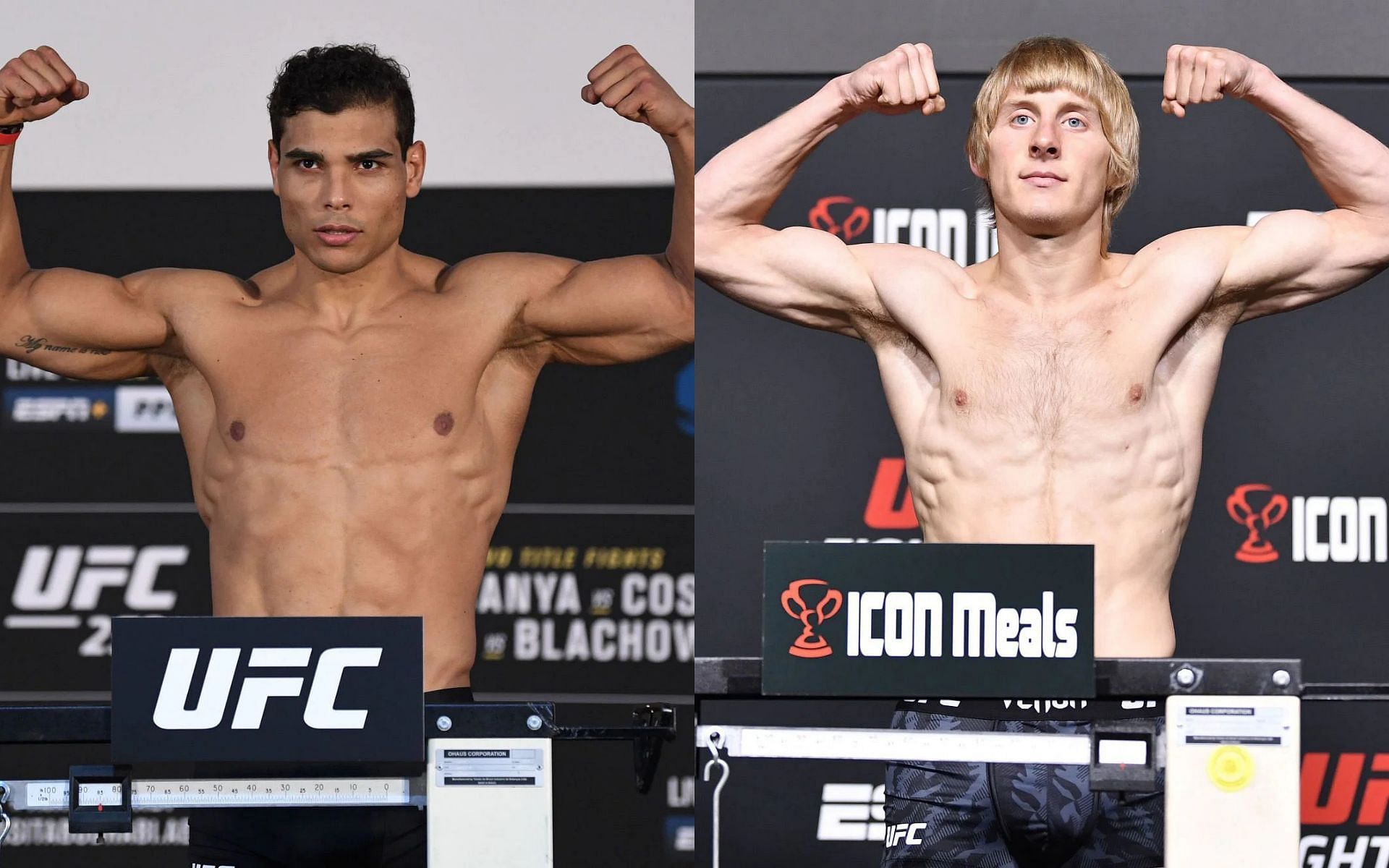 Paulo Costa (left) and Paddy Pimblett (right) [Images courtesy of Getty]