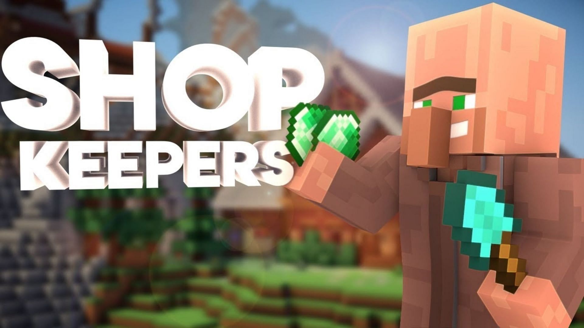 Shopkeepers establishes custom villager trades for players to purchase exactly what they need (Image via Diamondxr/Youtube)