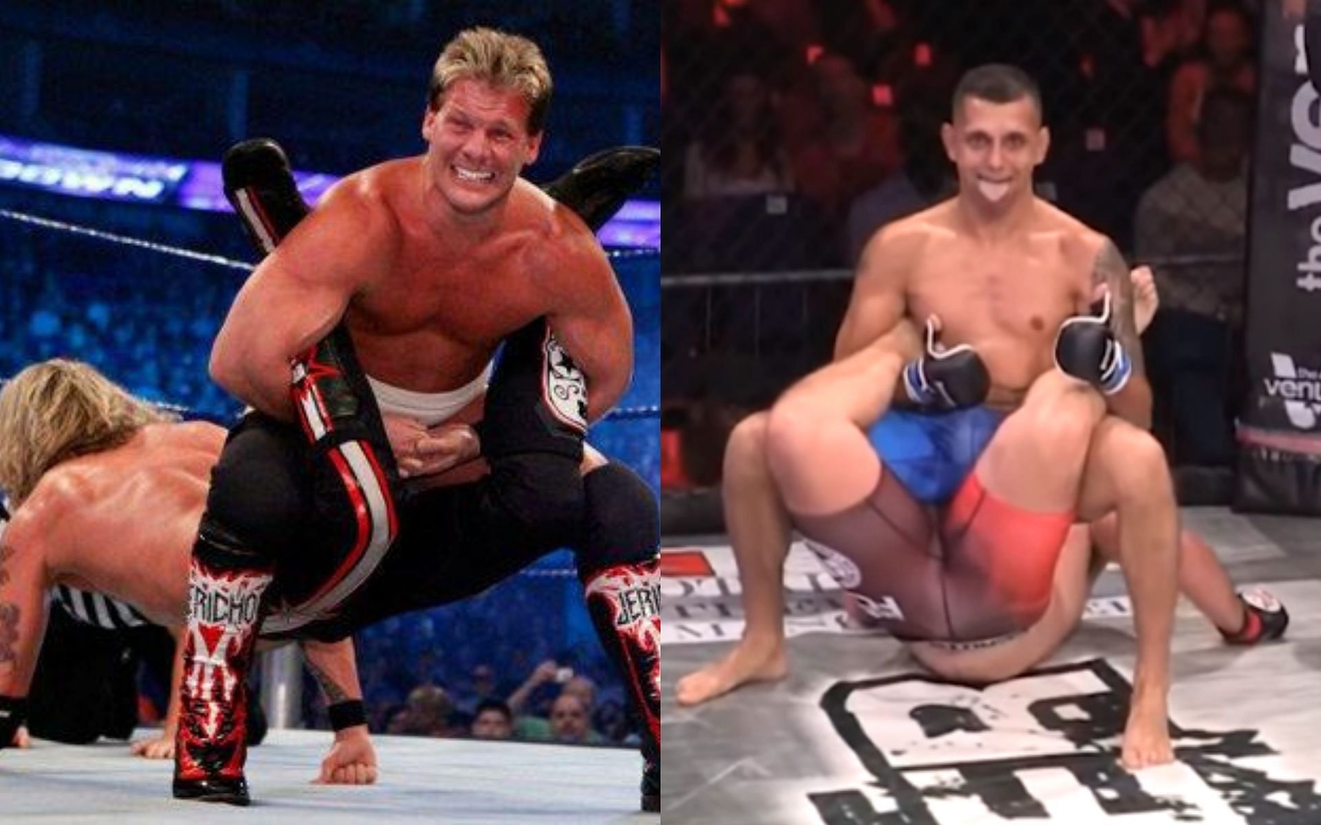 Chris Jericho (left), Jonno Mears (right) [Images courtesy: WWE.com and FCC - Full Contact Contender]