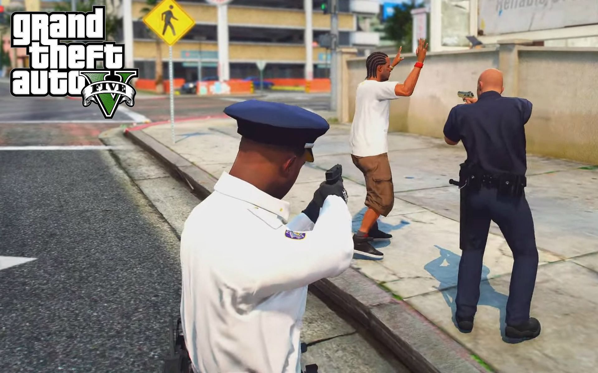 LSPDFR is not a simple mod but a complex police simulator (Image via SteveTheGamer55, YouTube)