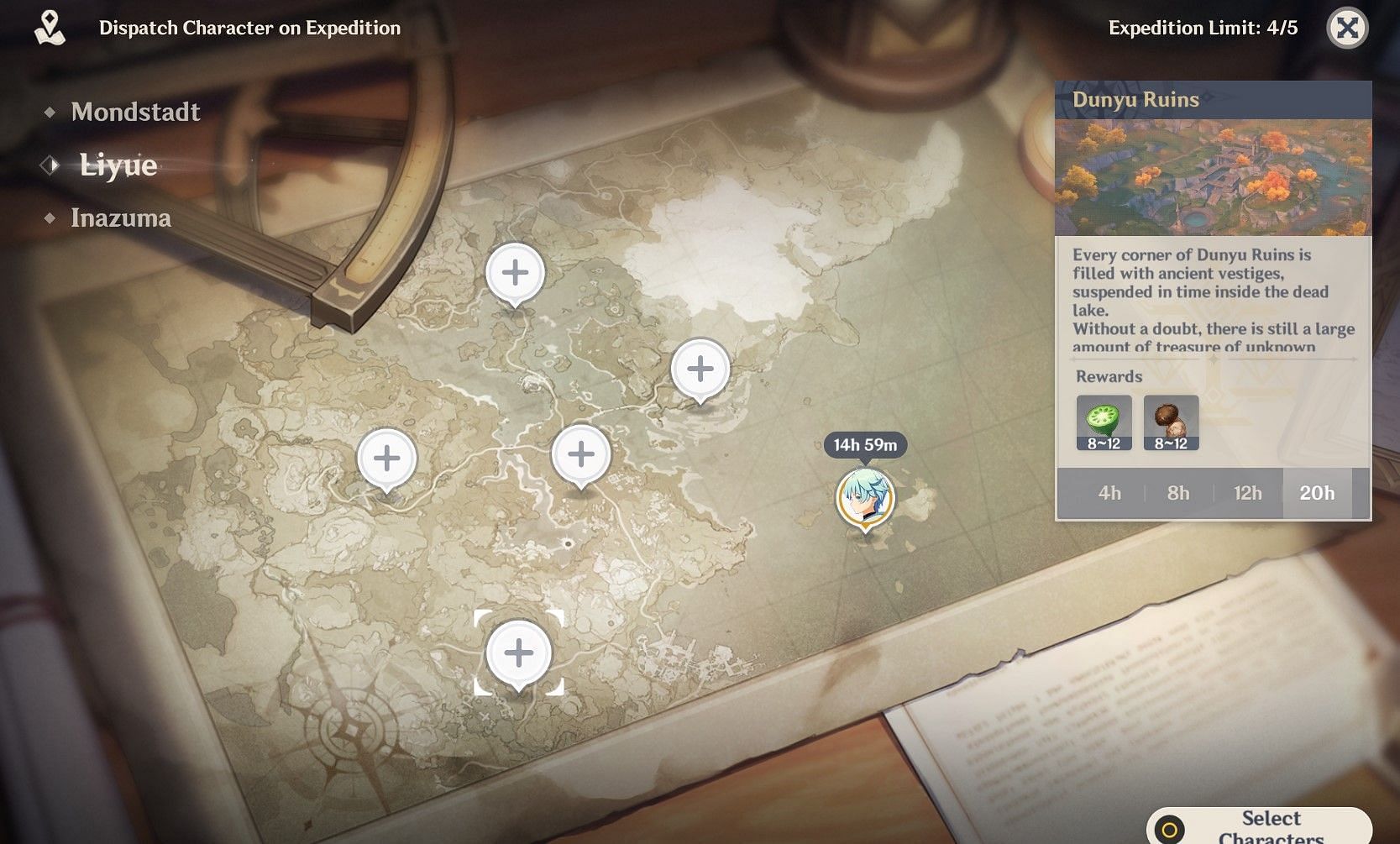 Expeditions are another option (Image via miHoYo)