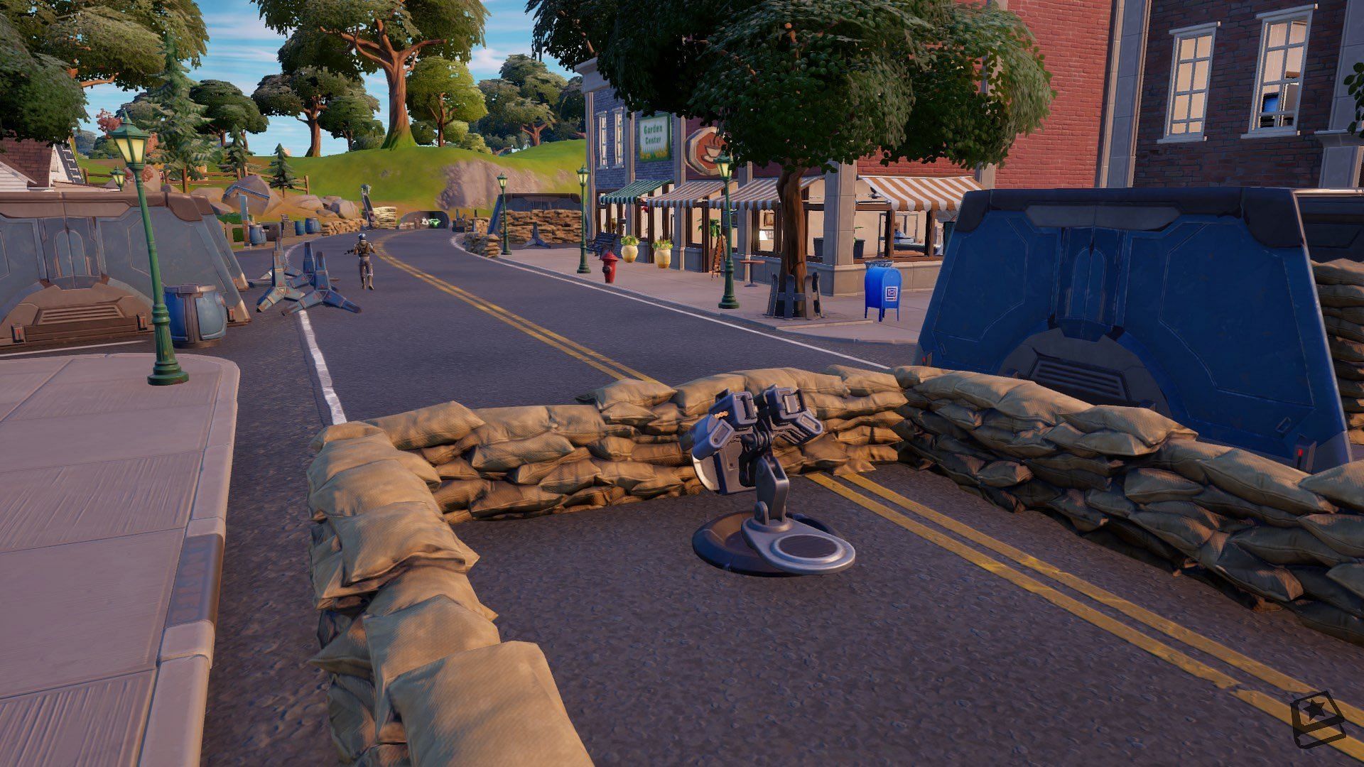 Blow up turrets for XP in Fortnite Chapter 3 (Image via Twitter/FN_Assist)