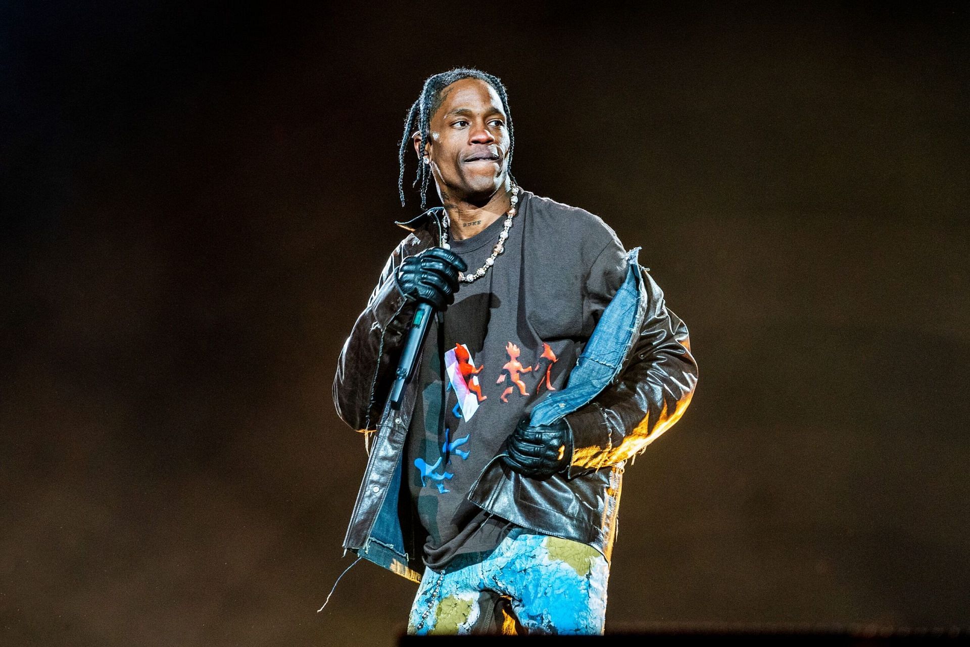 Travis Scott at Astroworld (Image via Erika Goldring/WireImage/Getty Images)