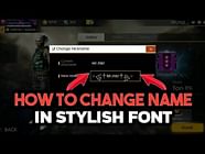How To Find Cool Free Fire Nicknames With Stylish Font And Unique 