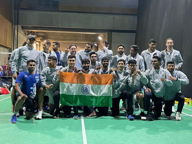 Thomas Cup Final: Sports Minister announces ₹1 crore cash award to Indian badminton team