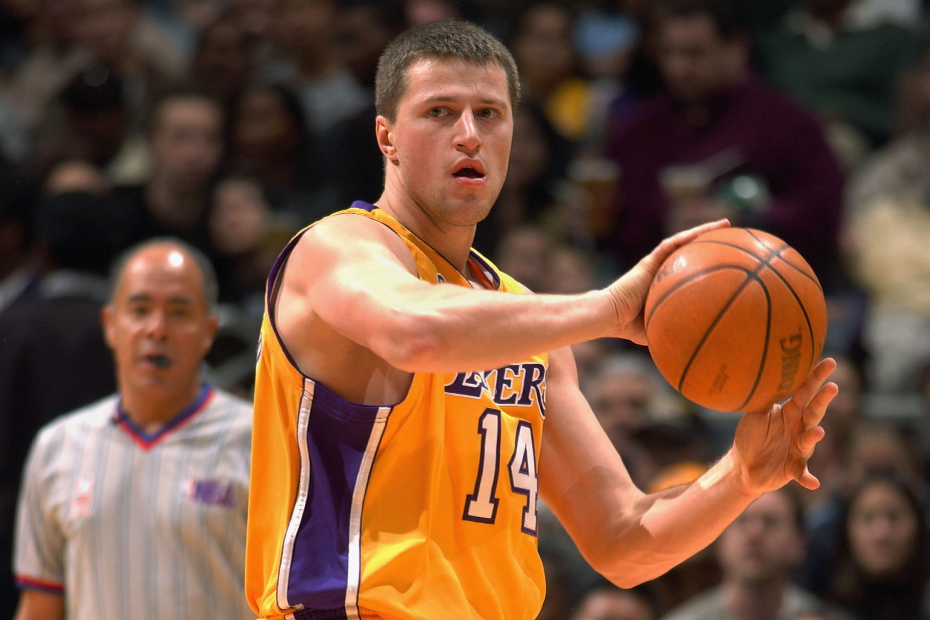 Slava Medvedenko during his time with the Lakers.