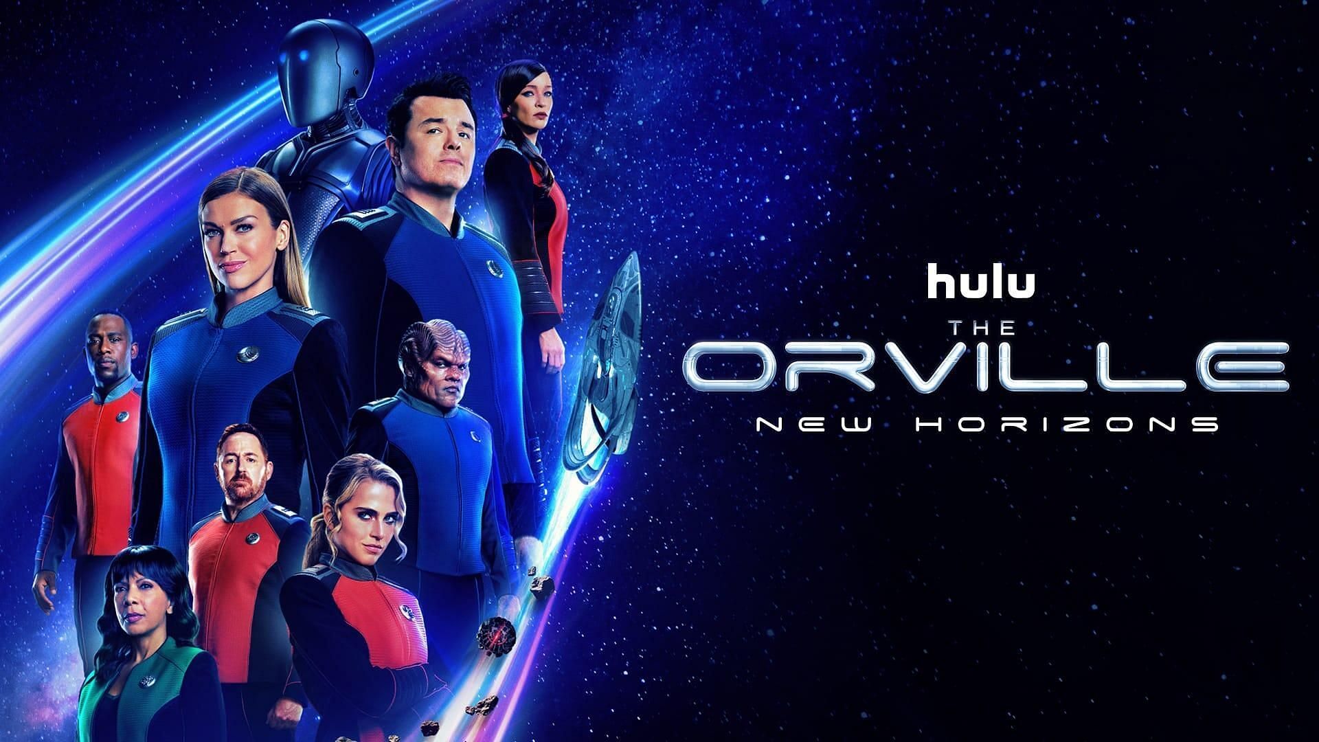 The official poster for Hulu&#039;s The Orville: New Horizons (Image via Hulu)