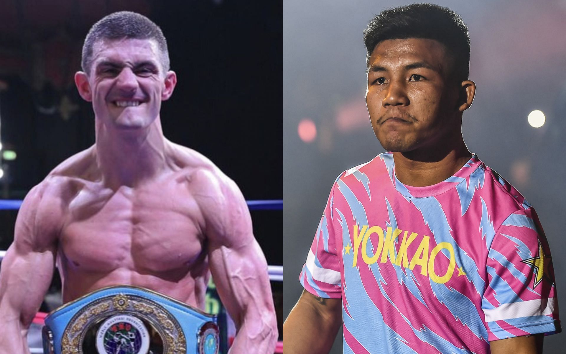 Rodtang Jitmuangnon (right) is ready to risk it all against Jacob Smith (left) at ONE 157. [Photos Jacob Smith Instagram, Rodtang Jitmuangnon]