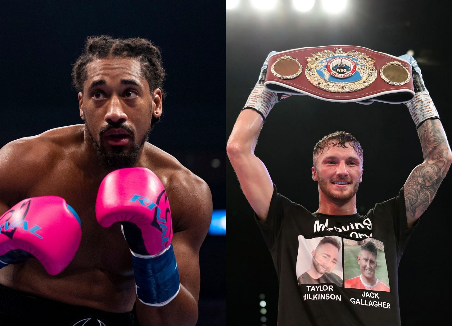 Demetrius Andrade (left), Zach Parker (right).