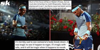 "Please please Rafa, preserve yourself for Roland Garros" - Tennis fans express concern as Rafael Nadal limps to loss against Shapovalov in Rome