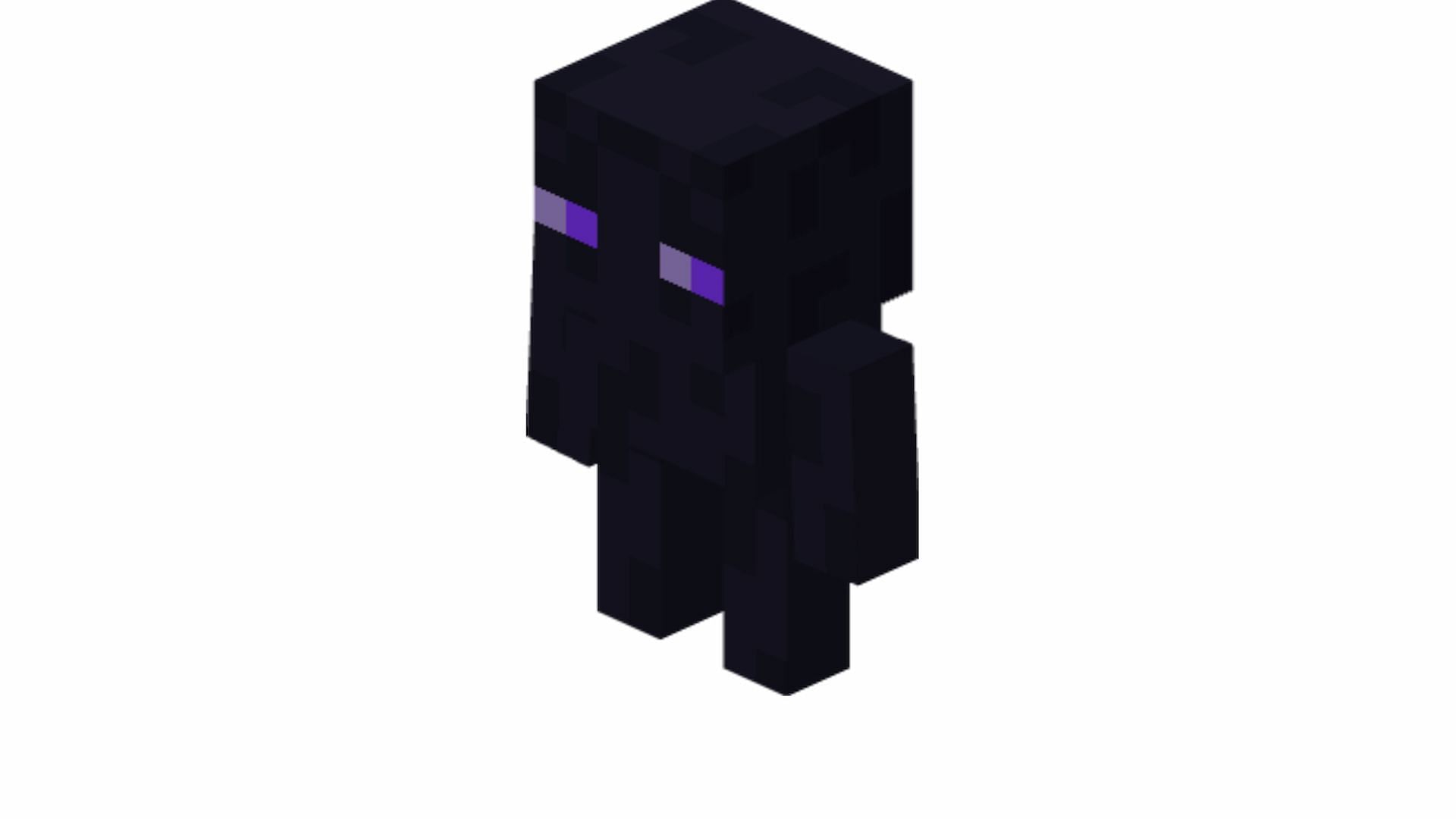 Players fell in love with this adorable mini Enderman (Image via u/TarBunny/Reddit)