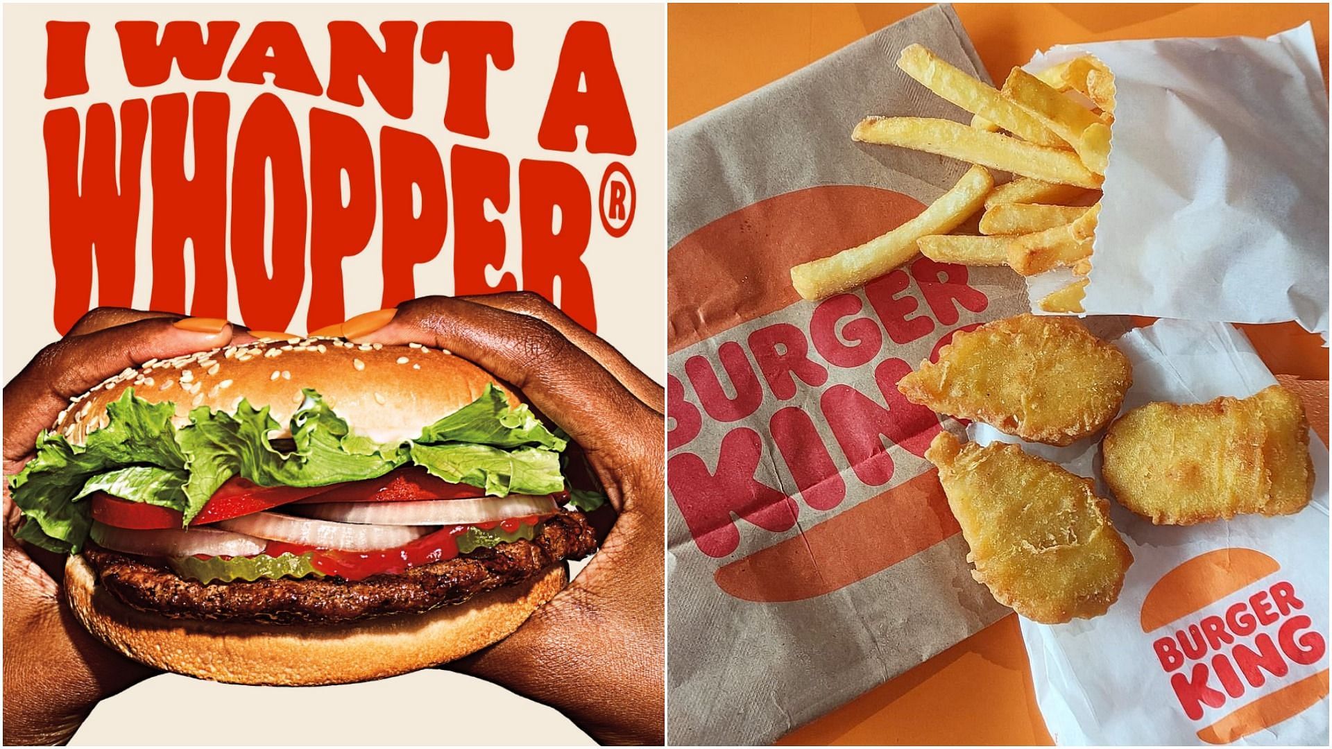 Burger King UK is providing free Whoppers on May 18 (Image via @burgerkinguk/Twitter)