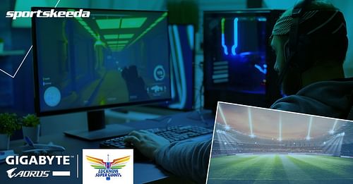 Gigabyte and Aorus came on board as Associate Sponsor for Lucknow Super Giants in IPL 2022 (Image by Sportskeeda)