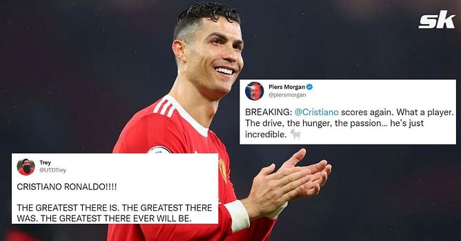 Twitter explodes as Cristiano Ronaldo continues goal-scoring run for Manchester United in 3-0 win over Brentford