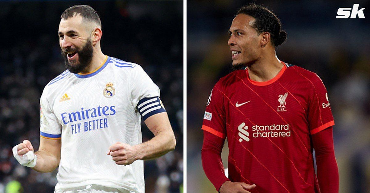 Real Madrid&#039;s Karim Benzema and Liverpool&#039;s Virgil van Dijk will cross paths in the final