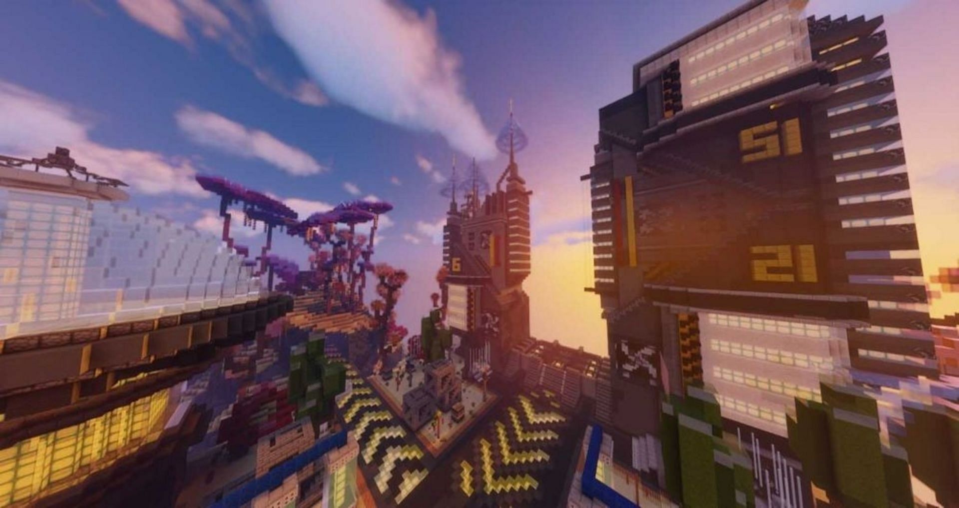 The Archon&#039;s new lobby for Skyblock: Genesis (Image via The Archon)