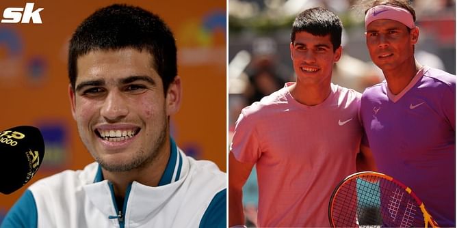 "Even though he says I'm the favorite, that he's not fit enough, that he comes from injury, you always have to think of Rafael Nadal as the favorite" - Carlos Alcaraz