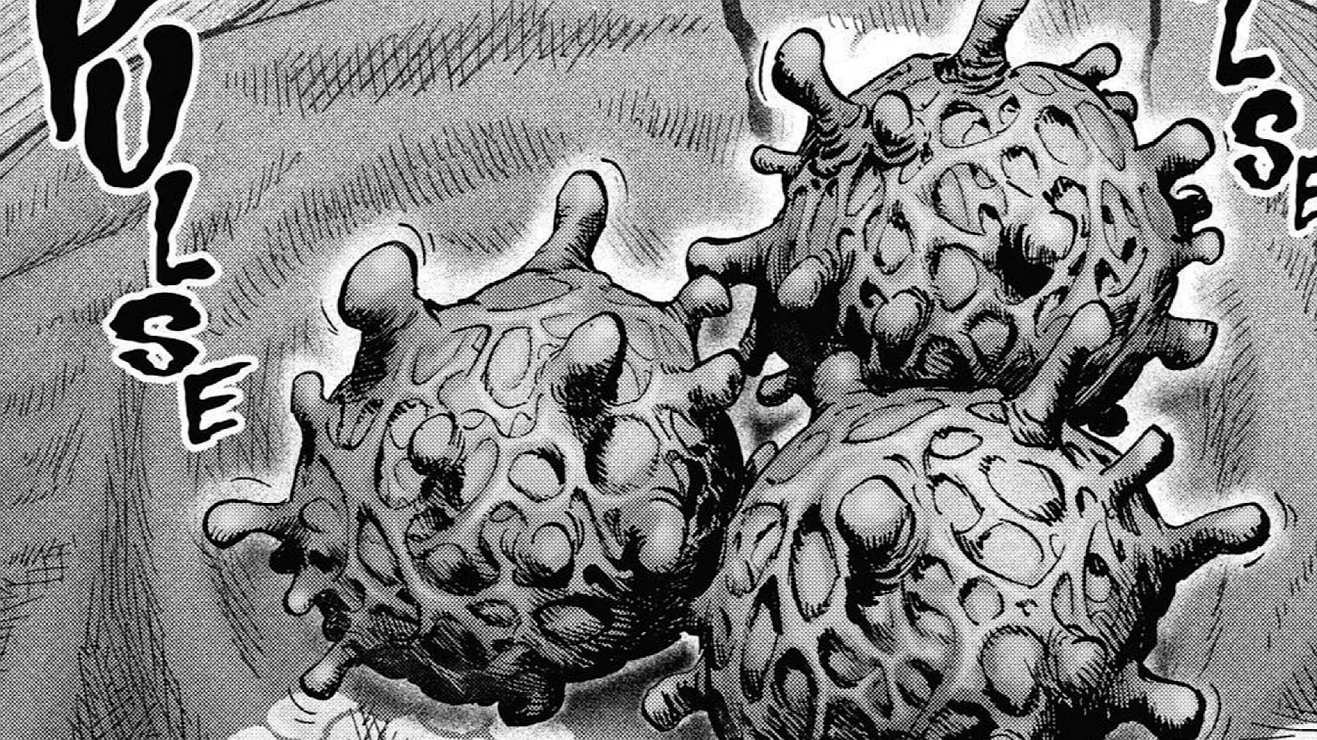 Monster cells were created by Orochi (Image via One Punch Man Manga)