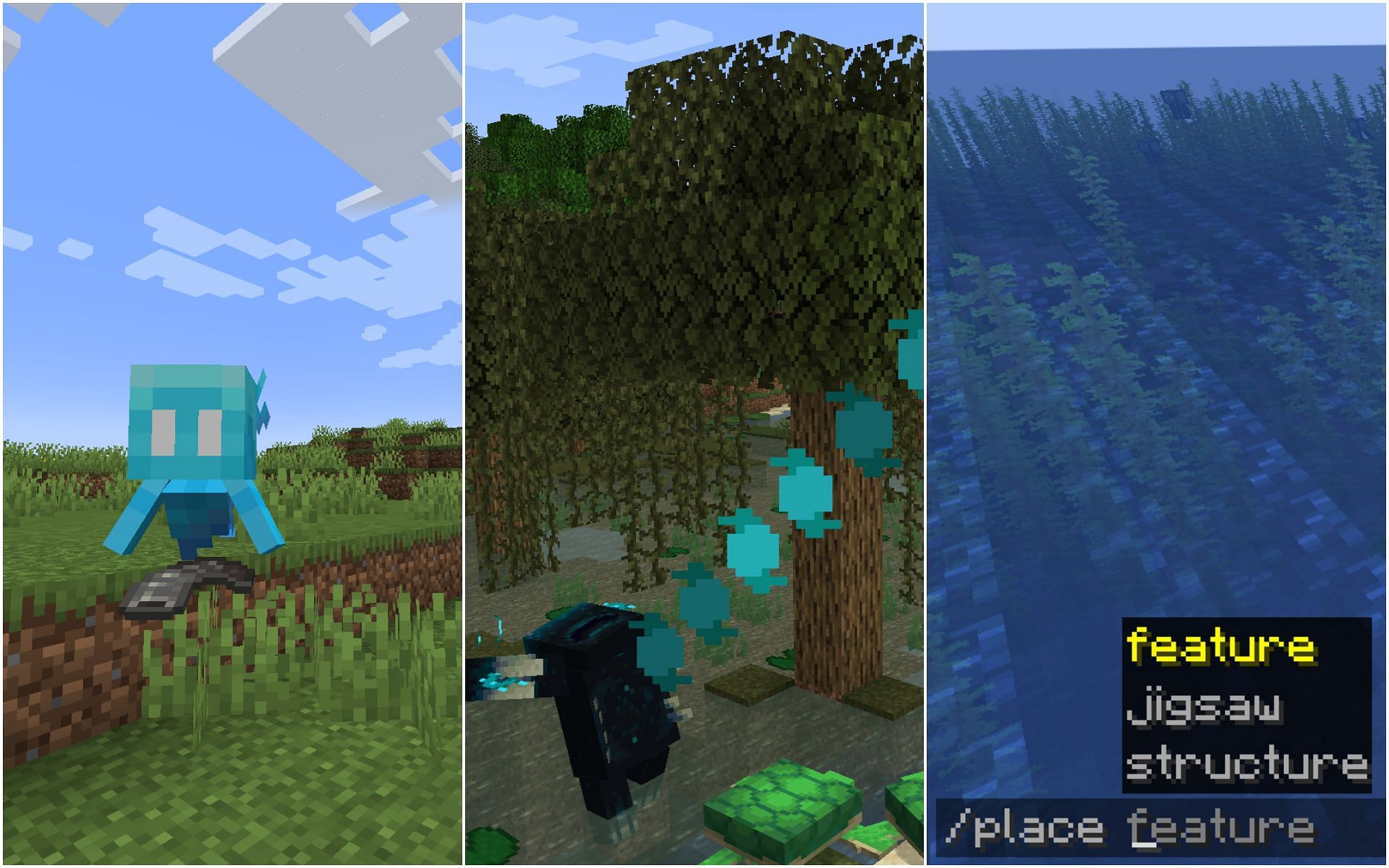 Small changes that came with the snapshot (Image via Minecraft)