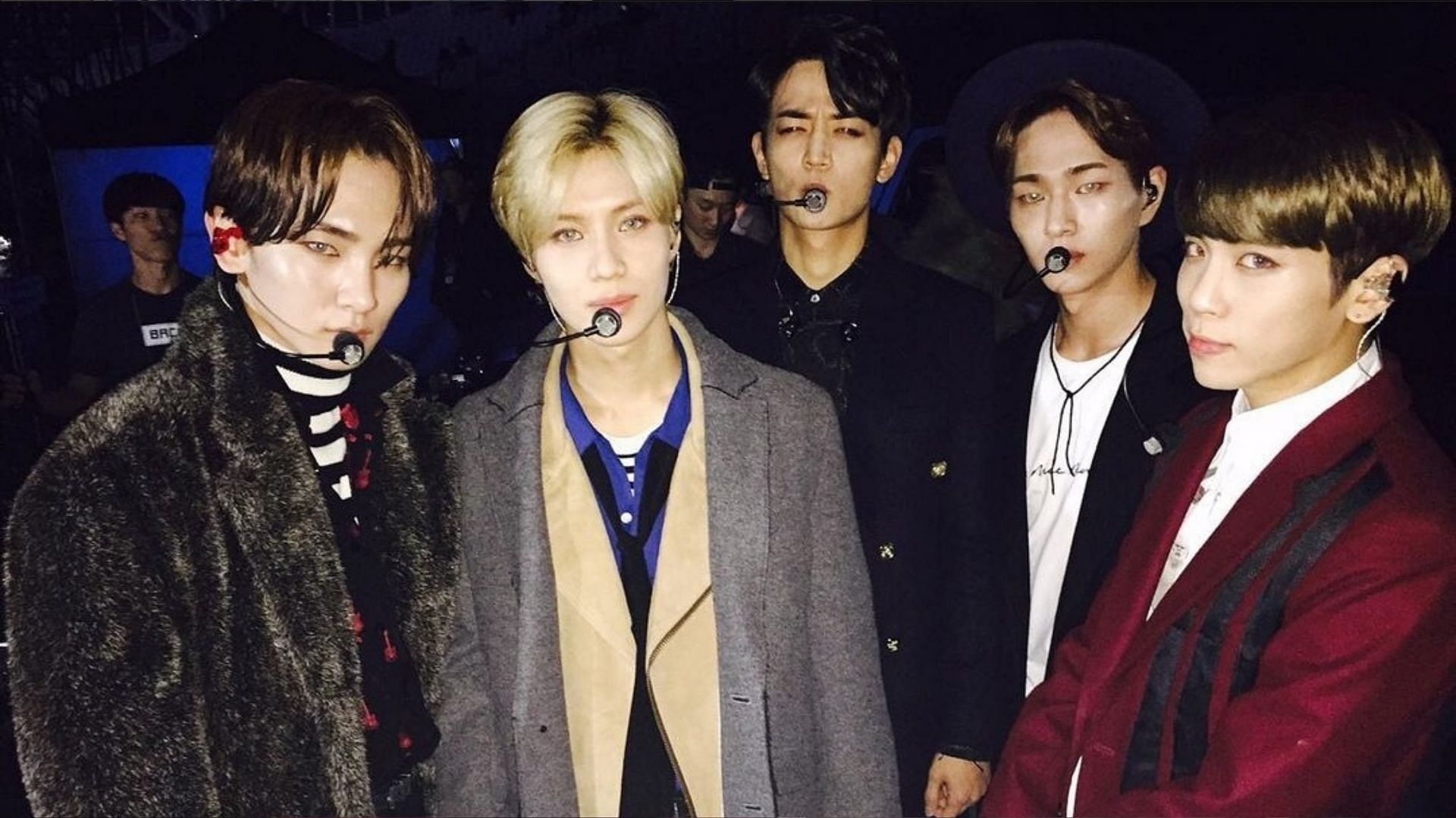 SHINee group members (Image via Instagram/ @dlstmxkakwldrl)