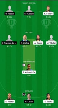 GIB vs BUL Dream11 Prediction - Valletta Cup T20