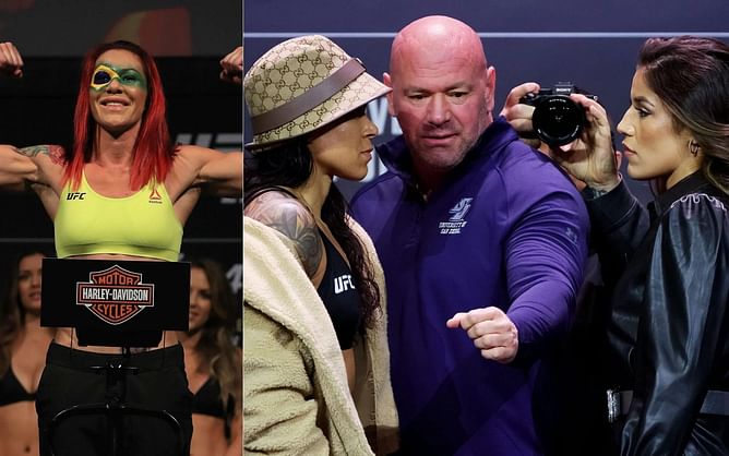 Cris Cyborg bet on Julianna Pena to win the women's bantamweight title from Amanda Nunes at UFC 269