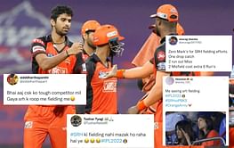"Fielding disasterclass" - Fans annoyed by SRH's poor fielding performance against PBKS
