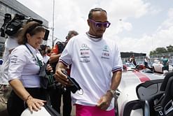 "It's quite difficult when you're not really going forwards" - Lewis Hamilton terms battling in midfield 'a different point of view’