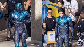 DC fans can't keep calm after Xolo Maridueña's Blue Beetle suit gets leaked: Details explored as actor responds to fans