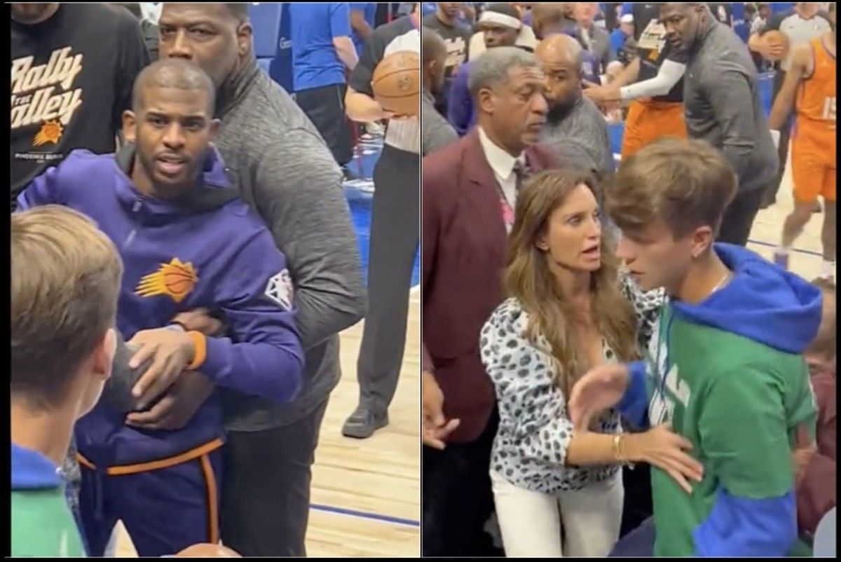 A Dallas Mavericks fan was removed from the arena for harassing CP3&#039;s family. [Sports Illustrated]
