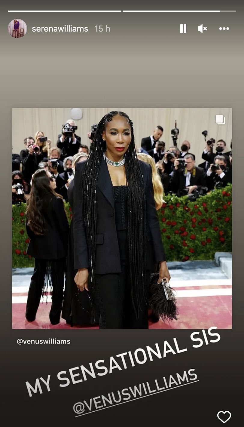 Serena Williams definitely loved her sister&#039;s outfit for the Met Gala