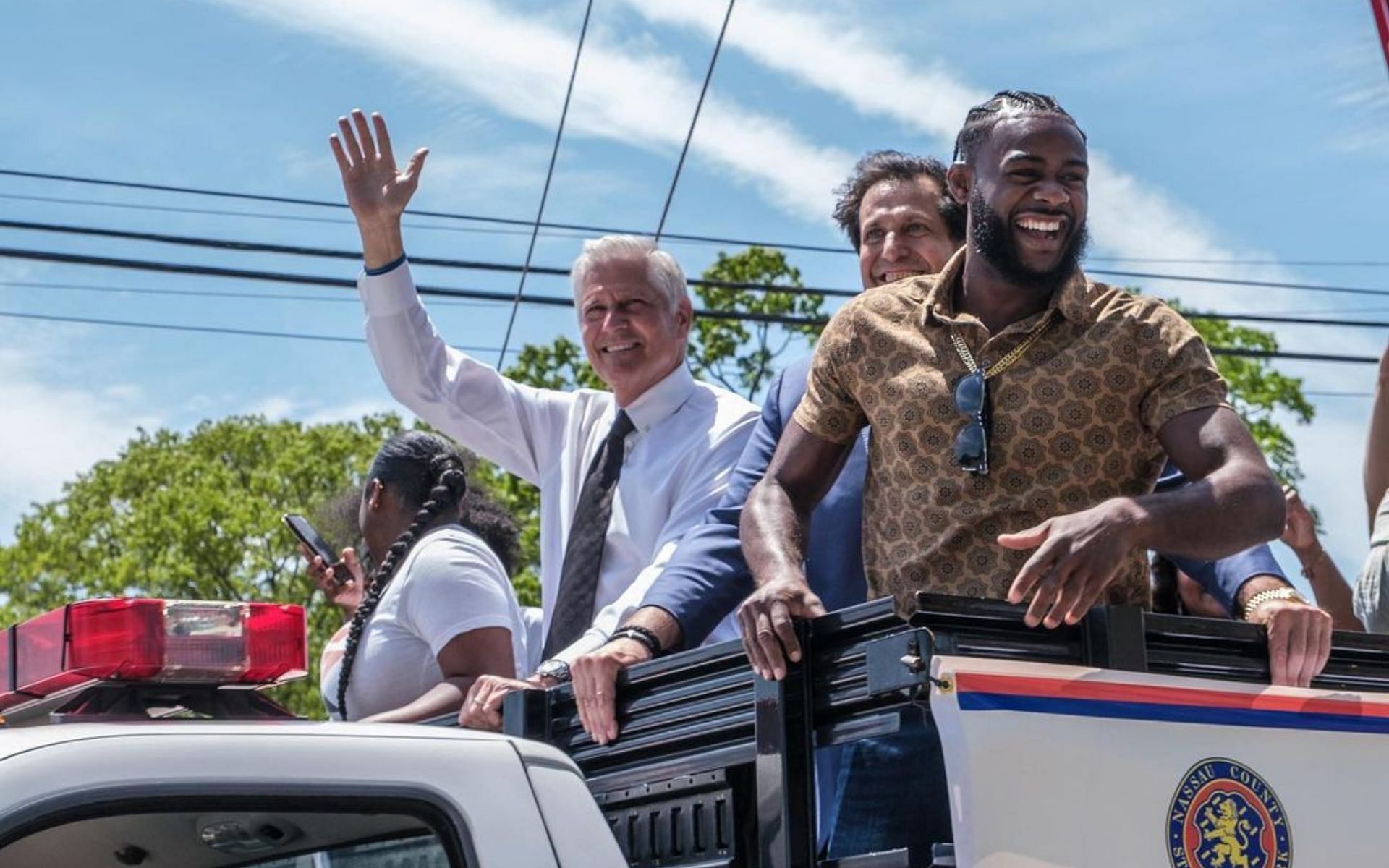 Aljamain Sterling received a hero&#039;s welcome [Image via @funkmastermma on Instagram]