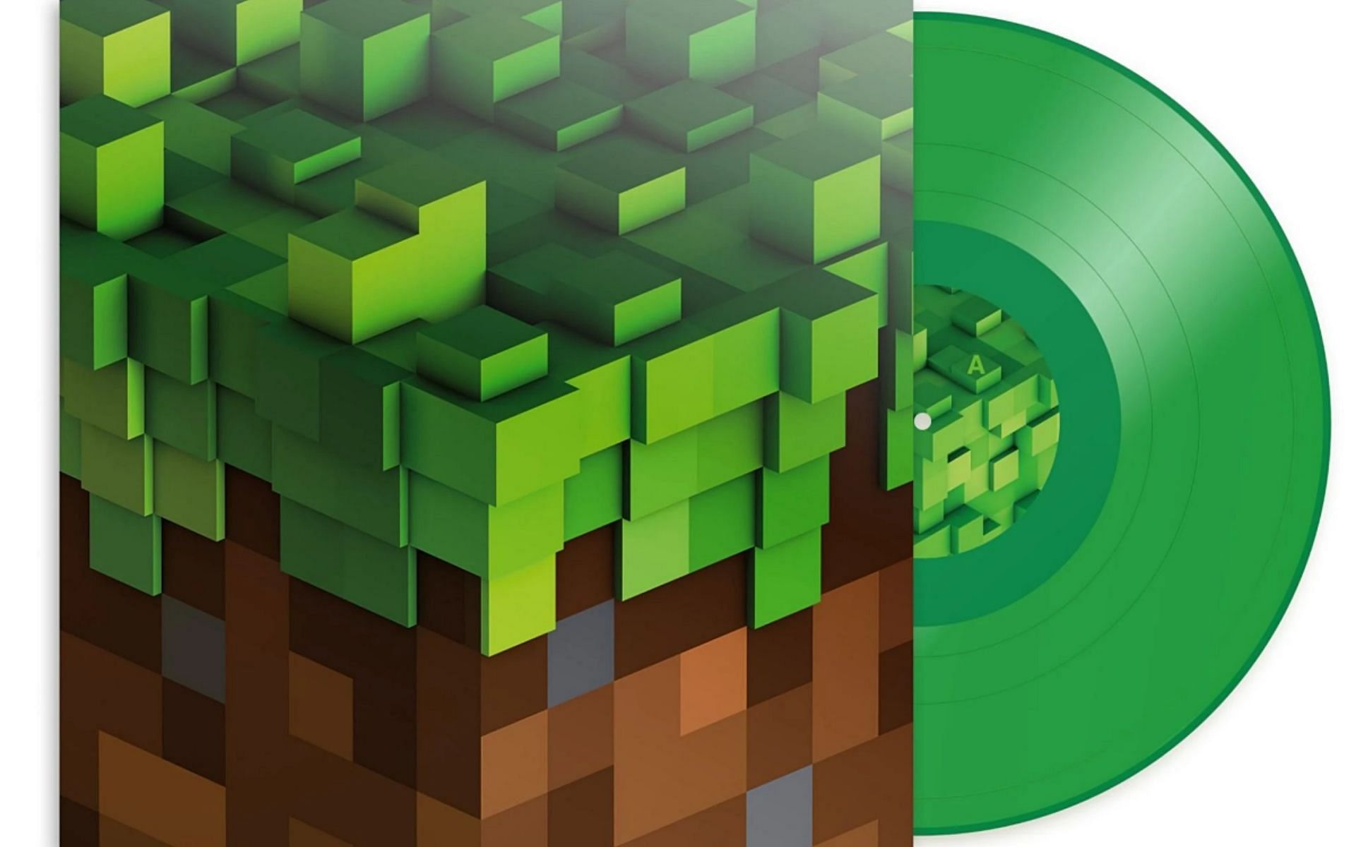 Minecraft Volume Alpha by C418 vinyl (Image via jbhifi.com)
