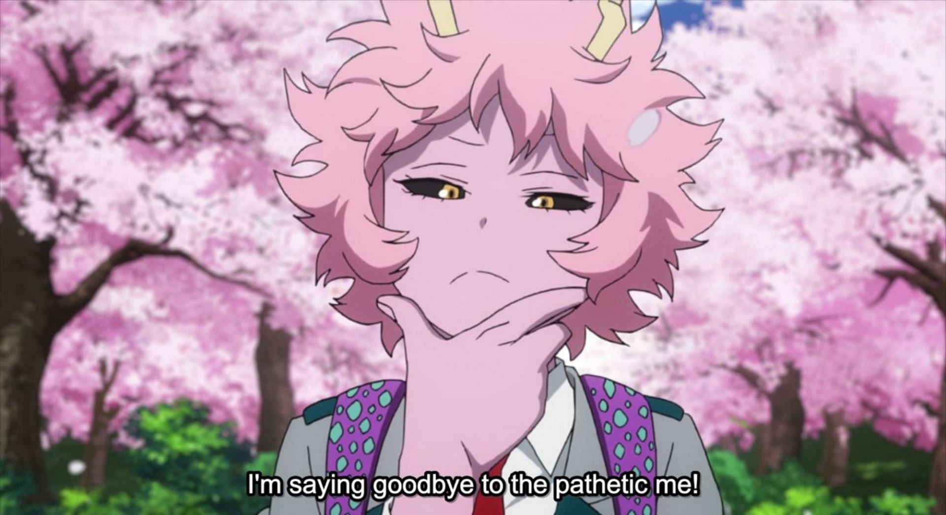 Mina Ashido, as seen in My Hero Academia (Image via Studio Bones)