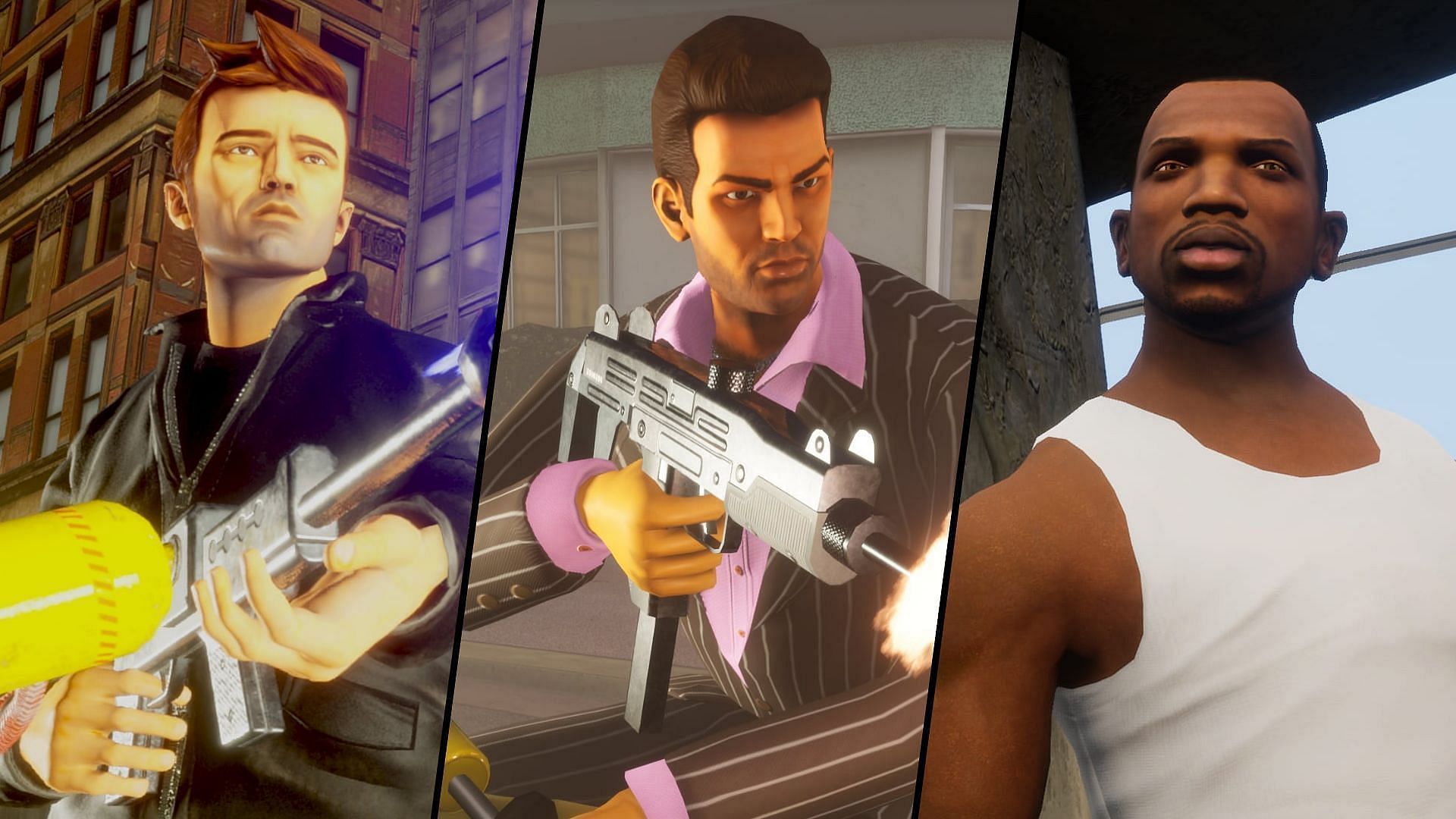 The GTA Trilogy is faithful to the original games as far as storylines and characters go (Image via Rockstar Games)