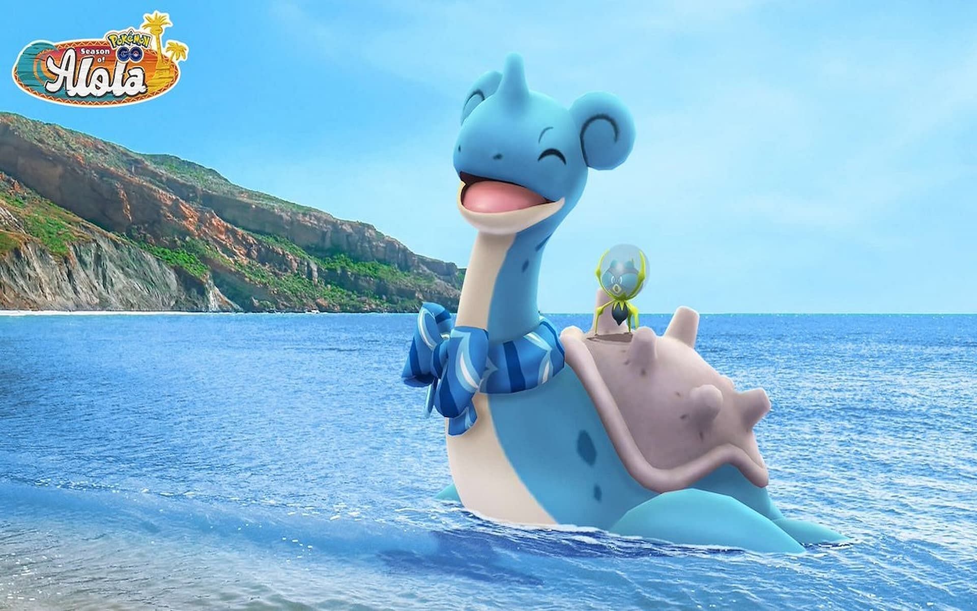 Can you catch a shiny Lapras wearing a scarf in Pokemon Go?
