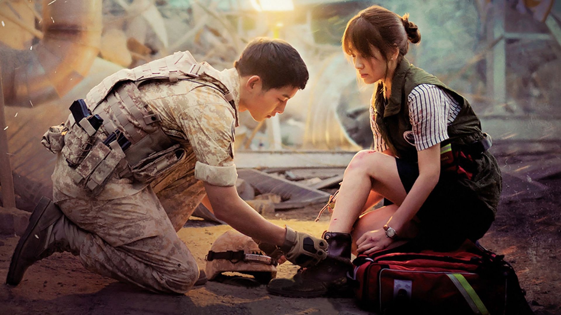 K-drama Descendants of the Sun starring Song Joong-ki and Song Hye-kyo (Image via KBS)