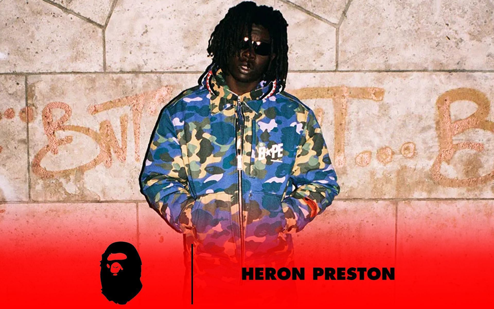 Heron Preston x Bape collab (Image via Bape)
