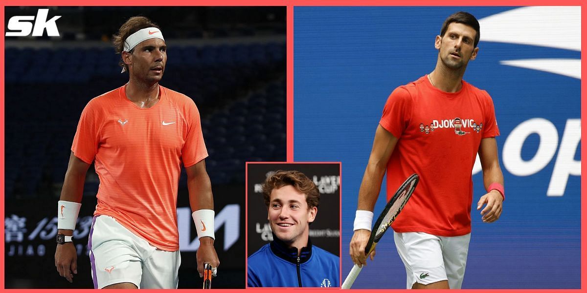 Casper Ruud hails Rafael Nadal and Novak Djokovic&#039;s physical abilities