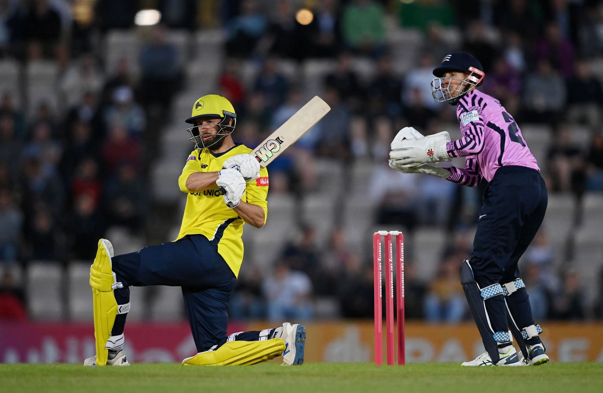 Vitality T20 Blast continues on Monday with a match at the Rose Bowl