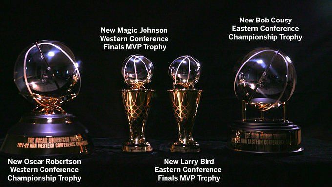 NBA announces new trophies for conference champions, MVPs