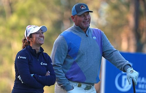 Legendary pitcher Roger Clemens taking part in the Diamond Resorts Tournament Of Champions - Round One